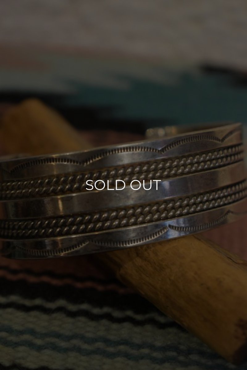 画像3: Indian Jewelry Navajo silver bangle (3)