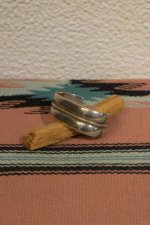 画像1: Indian Jewelry Navajo silver bangle (1)