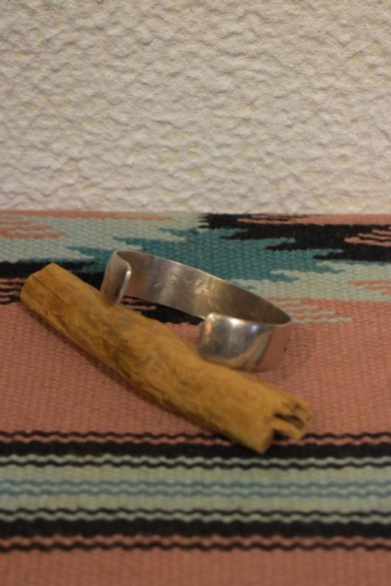 画像2: Indian Jewelry Navajo silver bangle (2)
