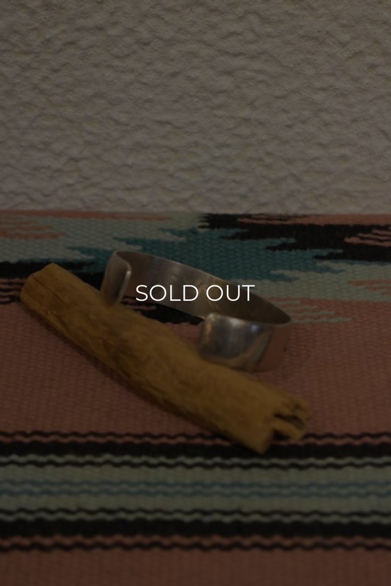 画像2: Indian Jewelry Navajo silver bangle (2)