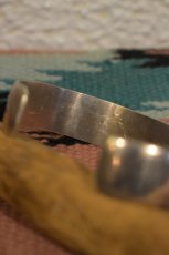 画像4: Indian Jewelry Navajo silver bangle (4)