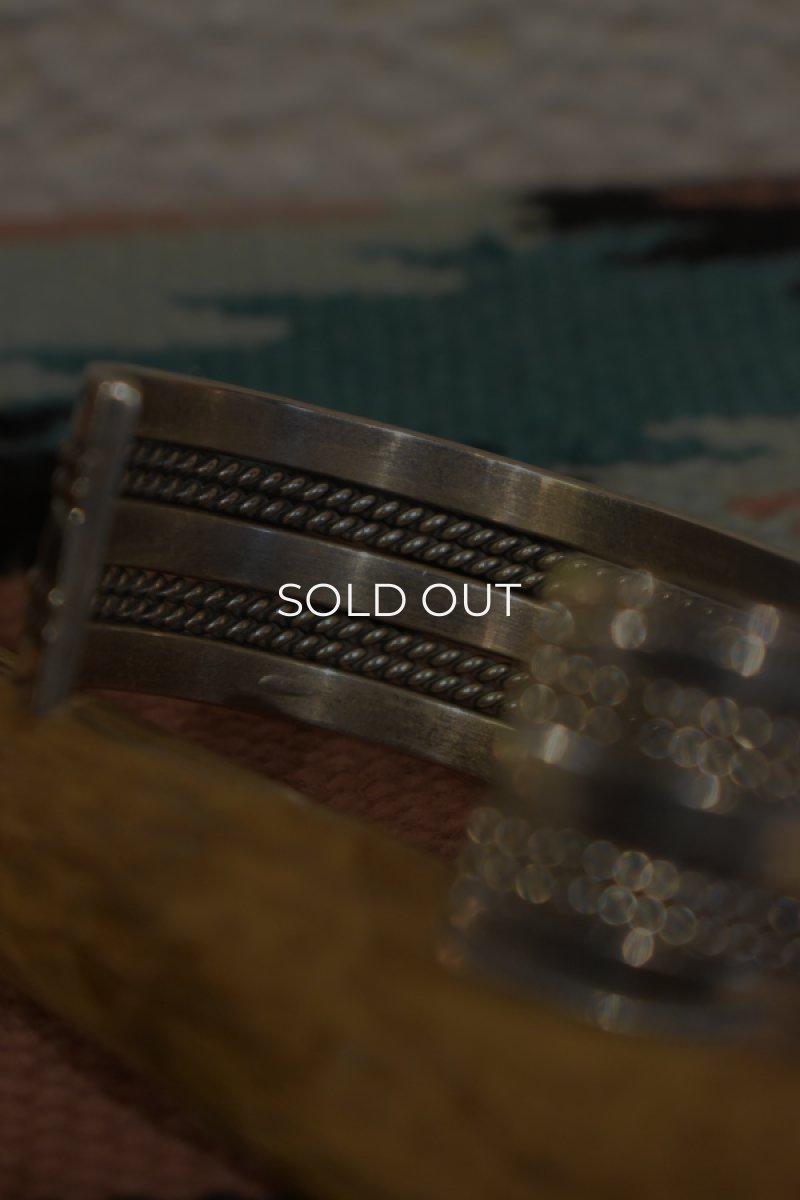 画像4: Indian Jewelry Navajo silver bangle (4)