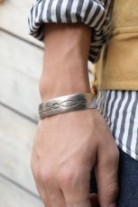 画像7: Indian Jewelry Navajo silver bangle (7)