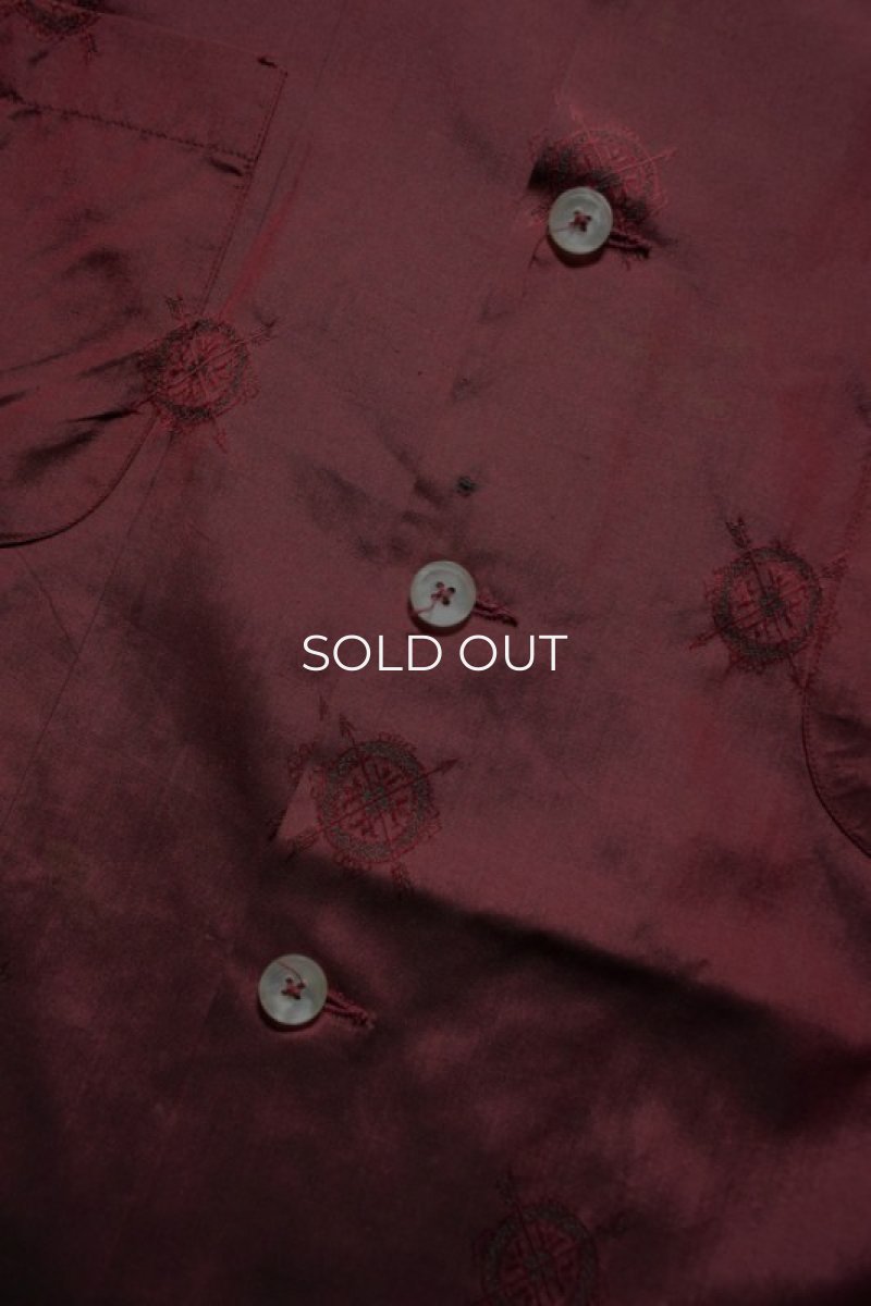 画像11: 50’s Countess Mara S/S silk shirt (11)