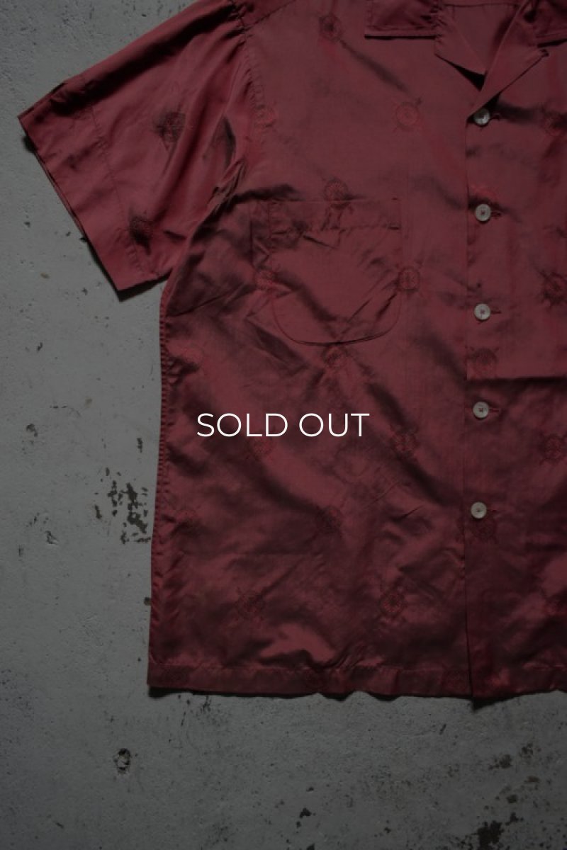 画像7: 50’s Countess Mara S/S silk shirt (7)