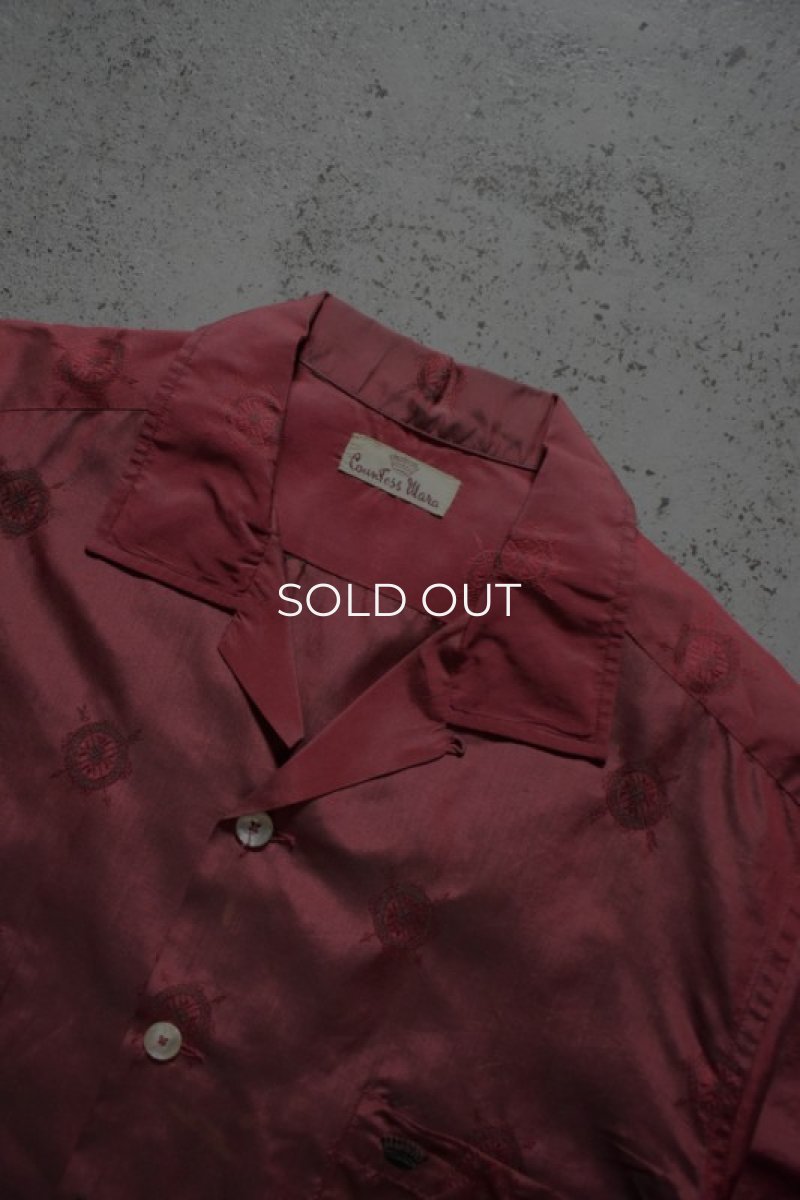 画像8: 50’s Countess Mara S/S silk shirt (8)