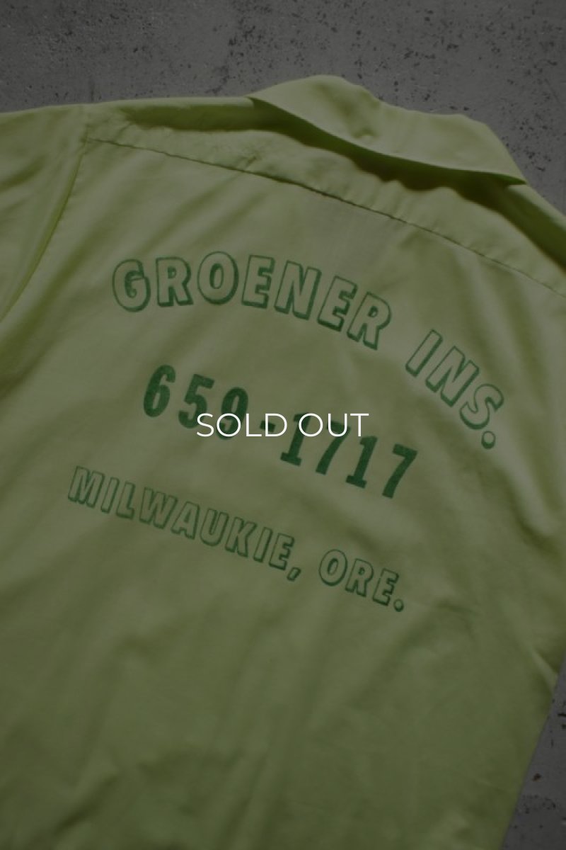 画像20: 60's Hilton S/S bowling shirt (20)