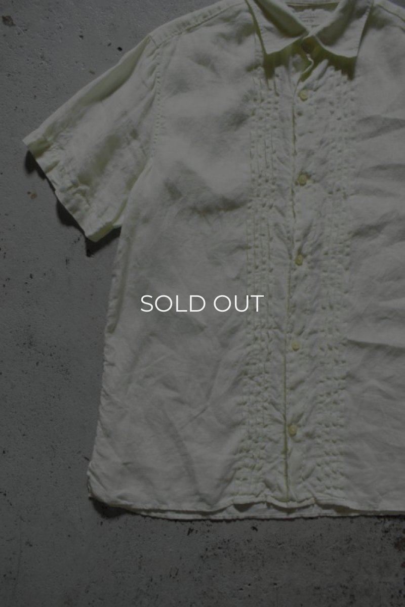 画像7: BANANA REPUBLIC S/S linen shirt (7)