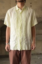 画像1: BANANA REPUBLIC S/S linen shirt (1)