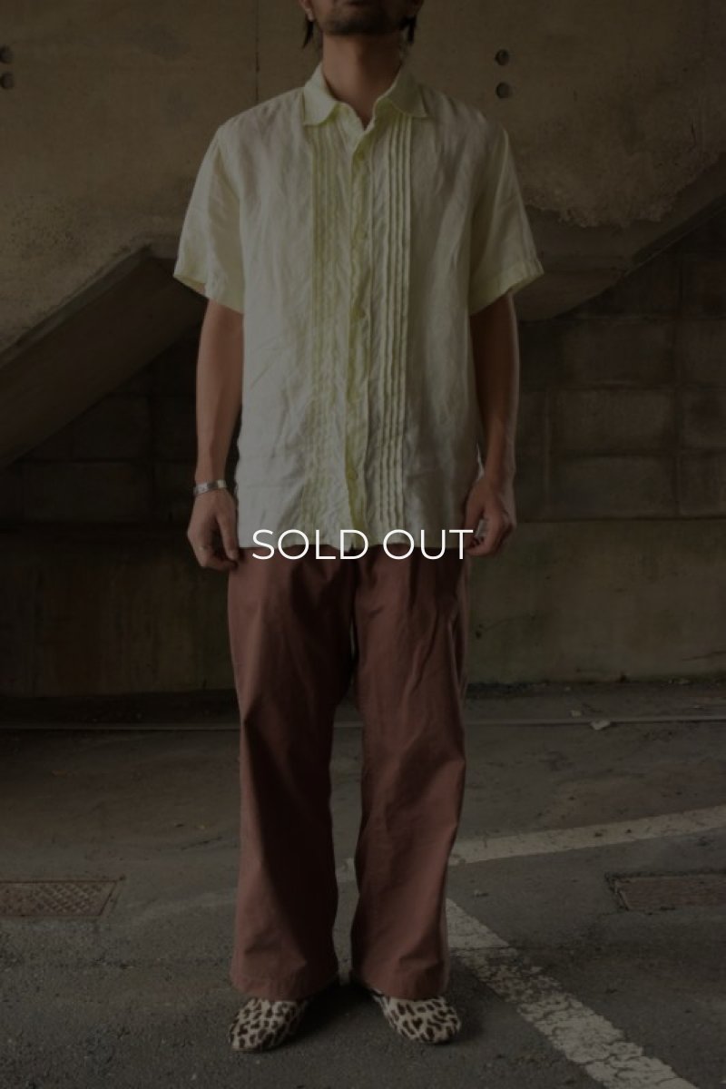 画像4: BANANA REPUBLIC S/S linen shirt (4)