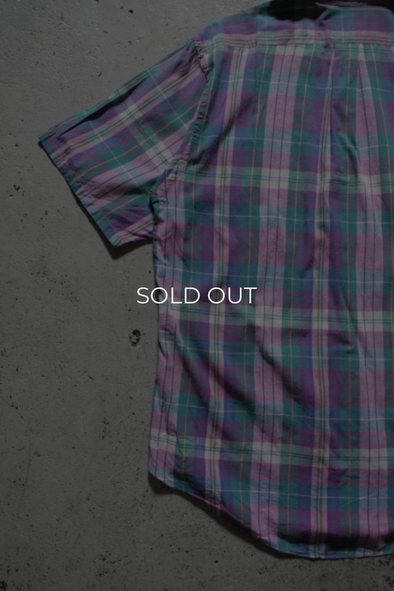 画像17: GITMAN BROS. S/S Madras check shirt -made in USA- (17)