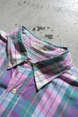 画像8: GITMAN BROS. S/S Madras check shirt -made in USA- (8)