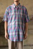 画像1: GITMAN BROS. S/S Madras check shirt -made in USA- (1)