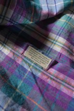 画像14: GITMAN BROS. S/S Madras check shirt -made in USA- (14)