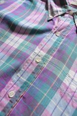 画像12: GITMAN BROS. S/S Madras check shirt -made in USA- (12)