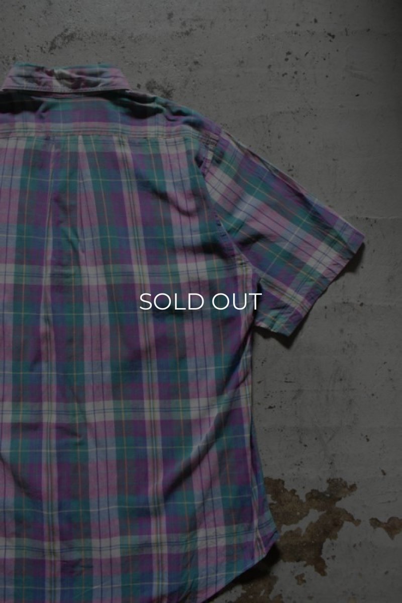 画像16: GITMAN BROS. S/S Madras check shirt -made in USA- (16)