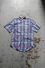 画像5: GITMAN BROS. S/S Madras check shirt -made in USA- (5)