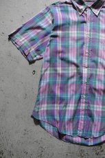 画像7: GITMAN BROS. S/S Madras check shirt -made in USA- (7)