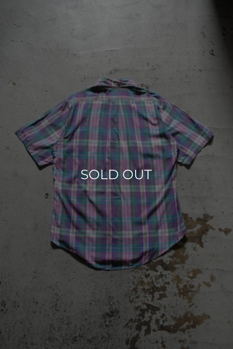 画像15: GITMAN BROS. S/S Madras check shirt -made in USA- (15)