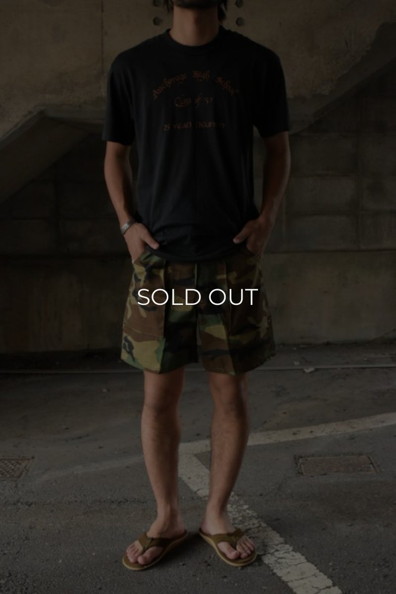 画像4: [DEADSTOCK] EARL'S APPAREL ripstop shorts -made in USA- [WOODLAND CAMO] (4)