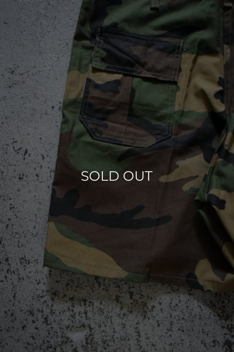 画像15: [DEADSTOCK] EARL'S APPAREL ripstop shorts -made in USA- [WOODLAND CAMO] (15)