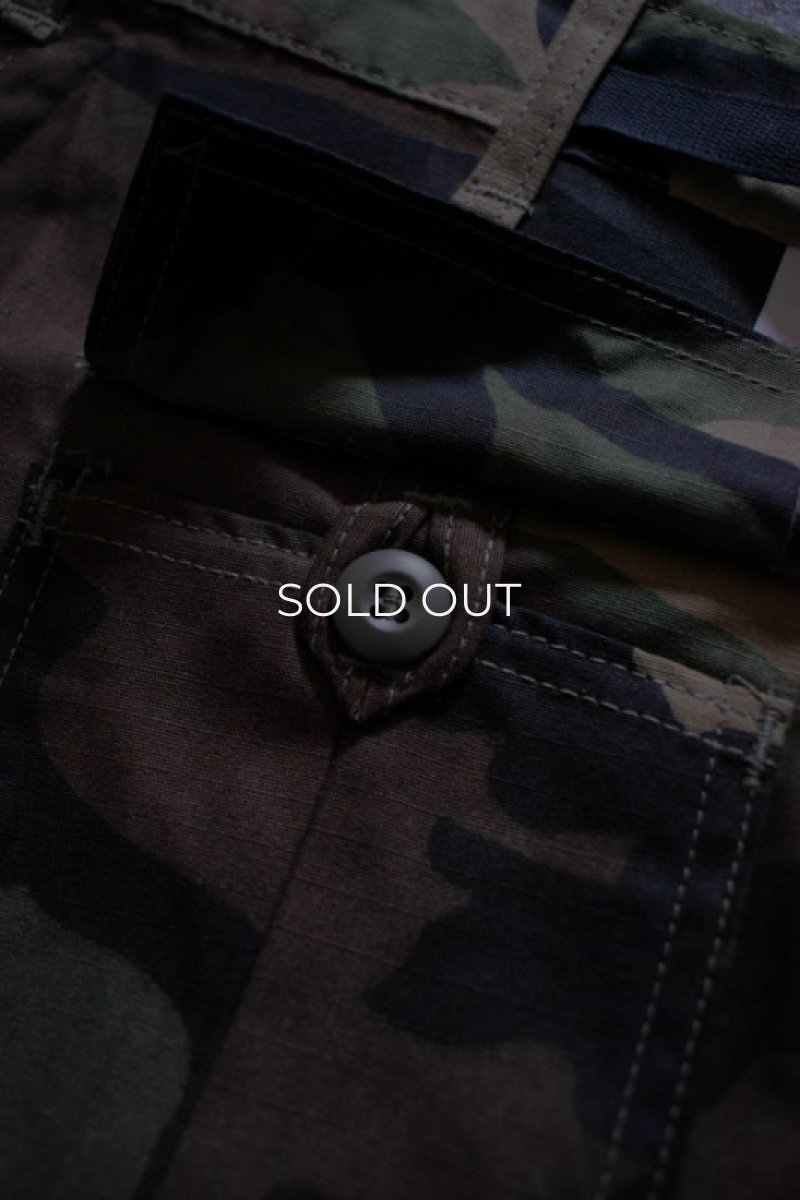 画像16: [DEADSTOCK] EARL'S APPAREL ripstop shorts -made in USA- [WOODLAND CAMO] (16)