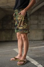 画像2: [DEADSTOCK] EARL'S APPAREL ripstop shorts -made in USA- [WOODLAND CAMO] (2)