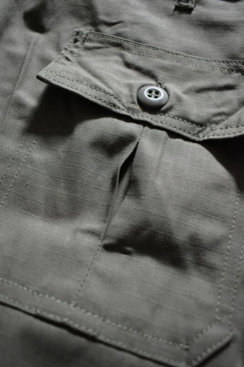 画像16: [DEADSTOCK] EARL'S APPAREL ripstop shorts -made in USA- [OLIVE] (16)