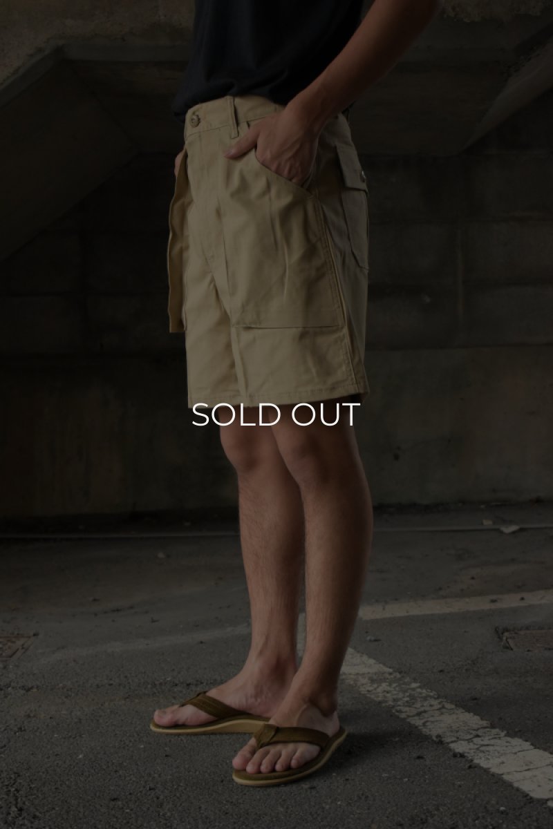画像2: [DEADSTOCK] EARL'S APPAREL ripstop shorts -made in USA- [KHAKI] (2)