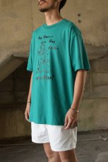 画像2: [NOS] 90's JERZEES S/S print tee -made in USA- (2)