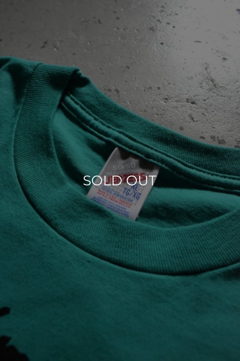 画像8: [NOS] 90's JERZEES S/S print tee -made in USA- (8)