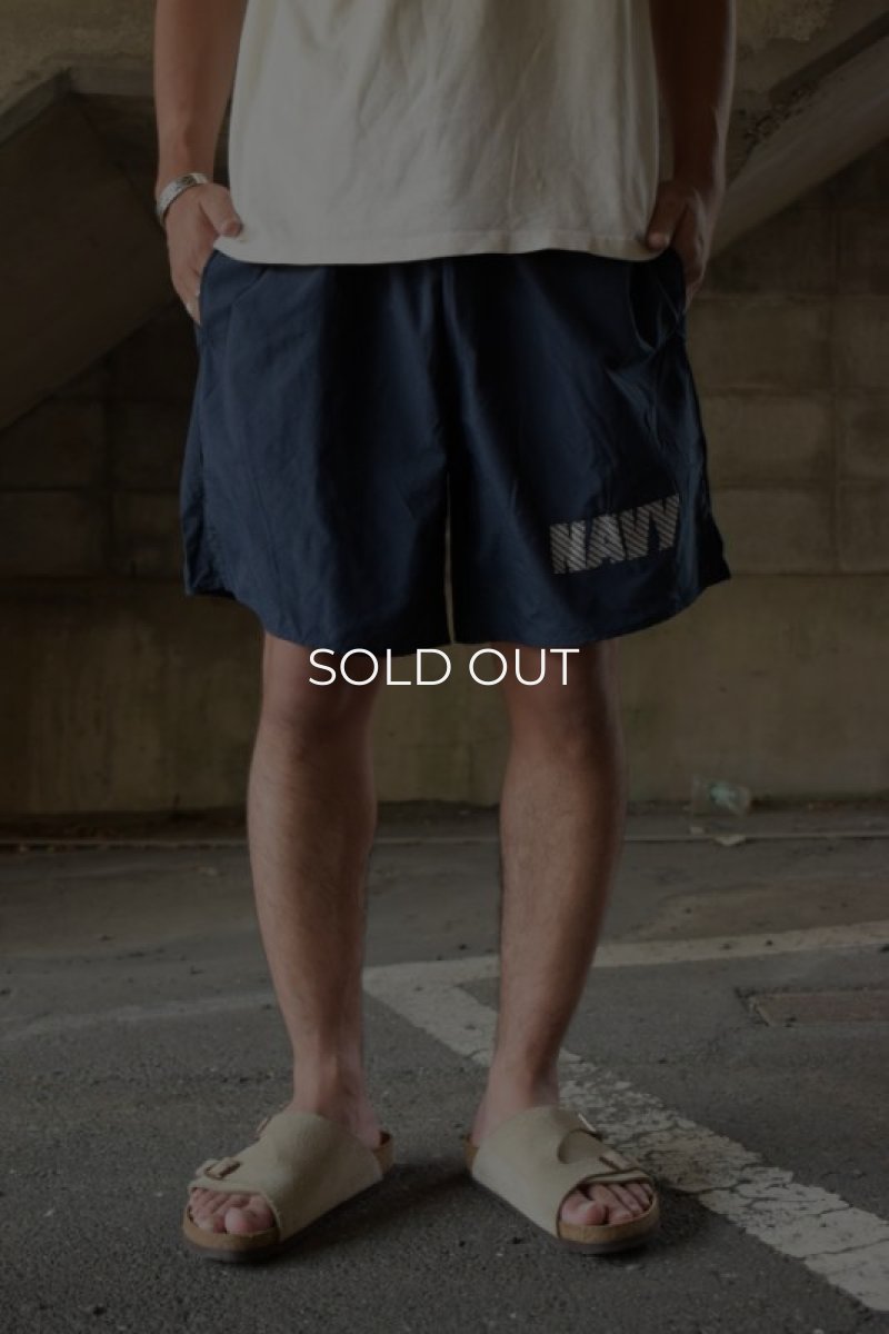 画像1: [DEADSTOCK] U.S.NAVY training pants  (1)