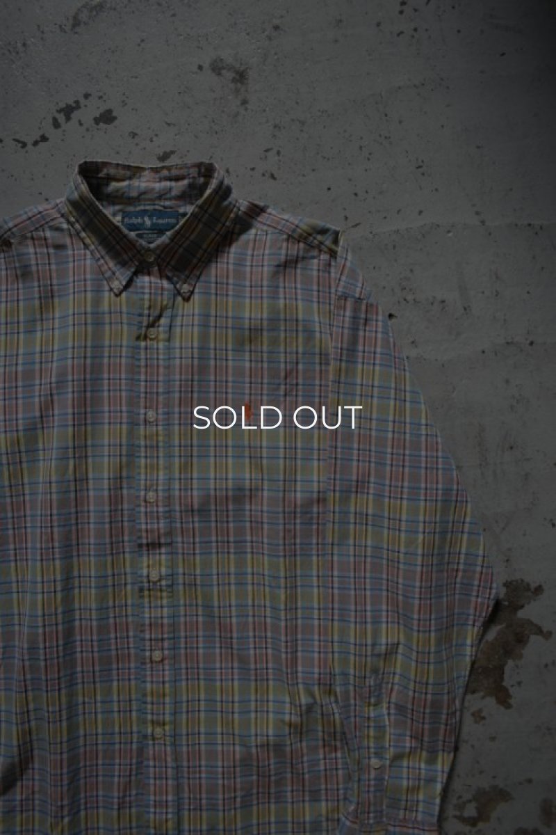 画像6: Ralph Lauren check BD shirt -made in INDIA- (6)