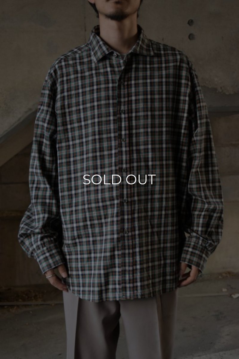 画像1: Ralph Lauren check shirt -made in ITALY- (1)
