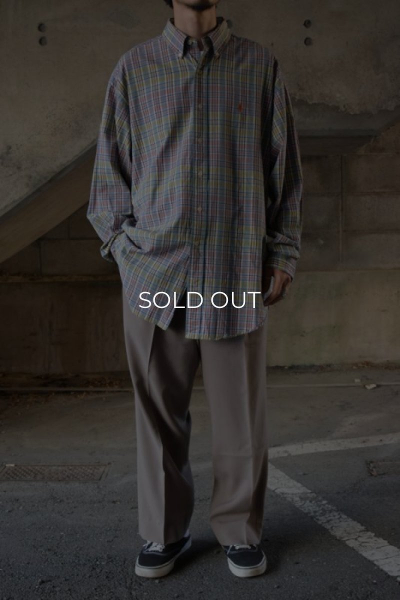 画像4: Ralph Lauren check BD shirt -made in INDIA- (4)