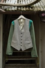 画像1: 〚TEXTURES〛 gilet jacket (1)
