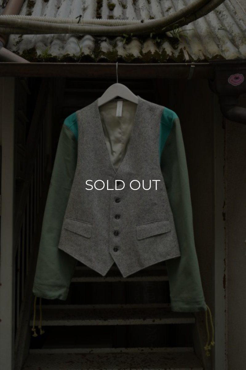 画像1: 〚TEXTURES〛 gilet jacket (1)