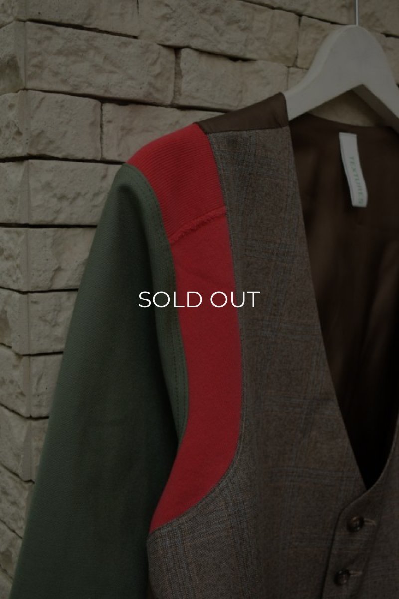 画像2: 〚TEXTURES〛 gilet jacket (2)