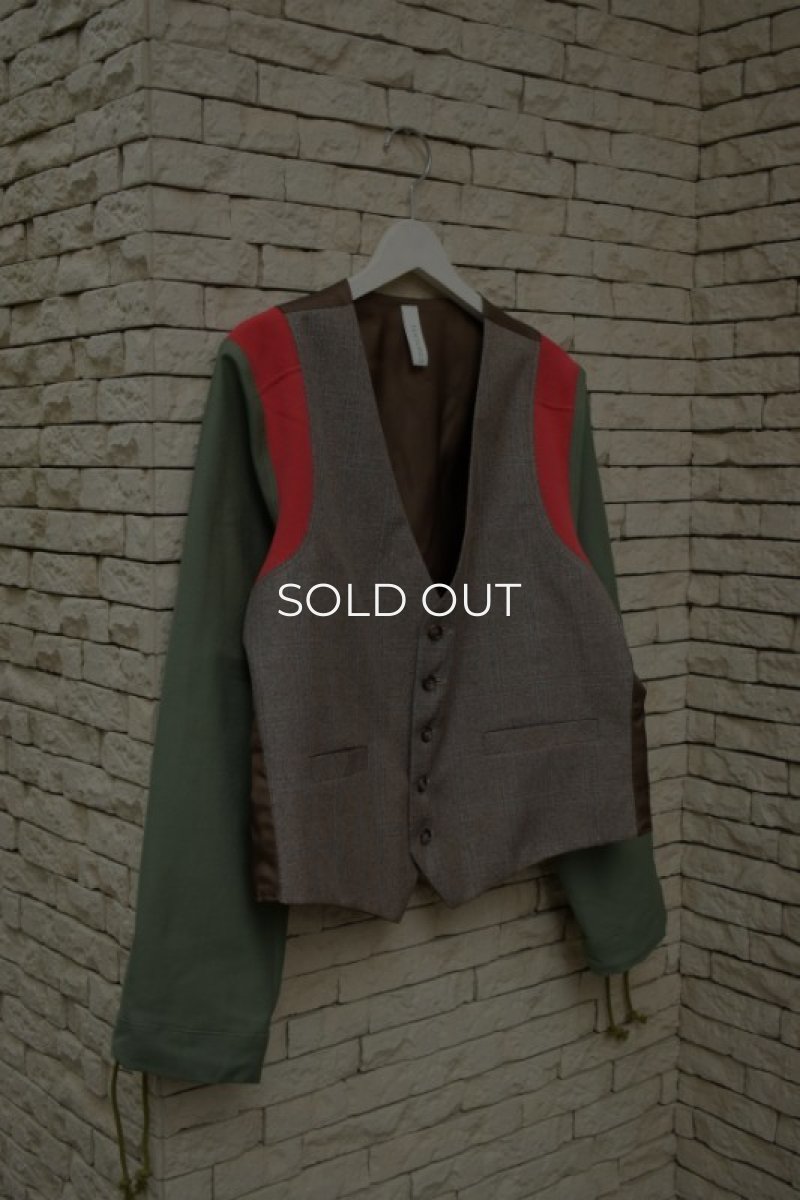 画像1: 〚TEXTURES〛 gilet jacket (1)