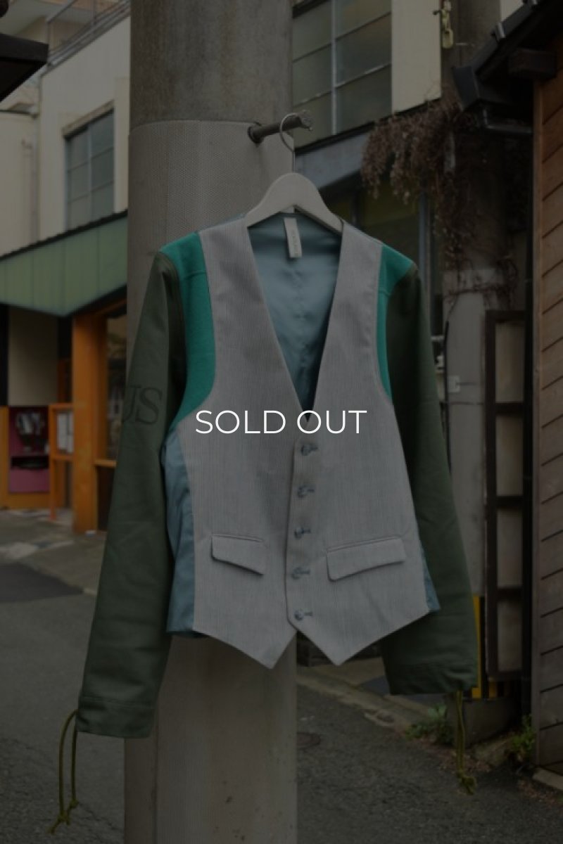 画像1: 〚TEXTURES〛 gilet jacket (1)