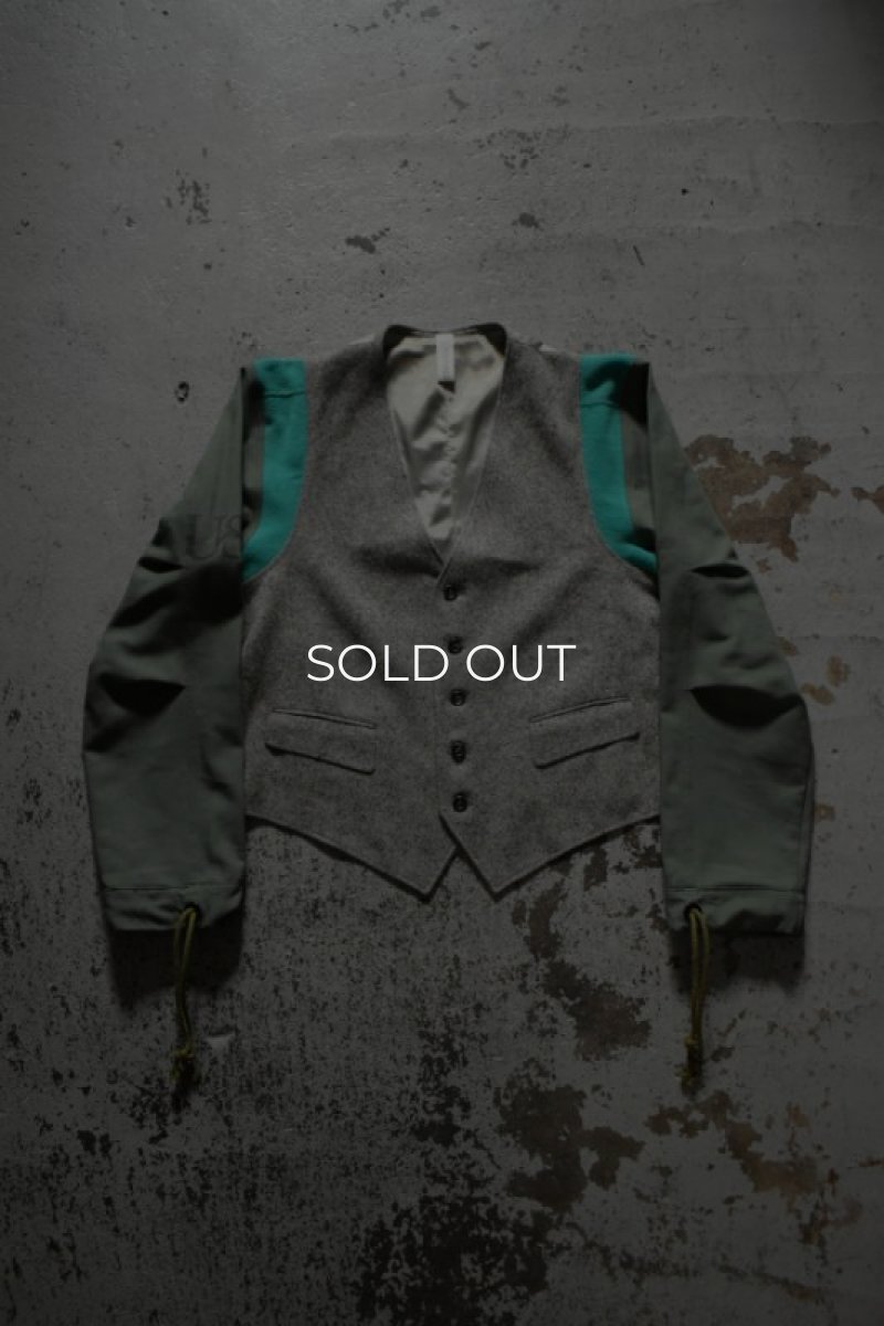 画像6: 〚TEXTURES〛 gilet jacket (6)
