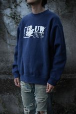 画像2: 90-00's FRUIT OF THE LOOM crew sweat shirt (2)