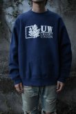 画像1: 90-00's FRUIT OF THE LOOM crew sweat shirt (1)