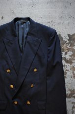 画像6: 80's Burberry double breasted blazer -made in USA- (6)