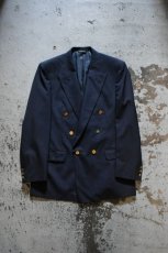 画像5: 80's Burberry double breasted blazer -made in USA- (5)