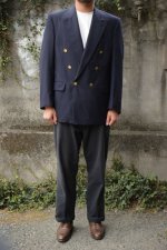画像4: 80's Burberry double breasted blazer -made in USA- (4)