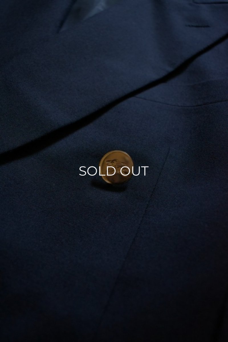 画像10: 80's Burberry double breasted blazer -made in USA- (10)