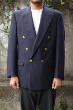 画像1: 80's Burberry double breasted blazer -made in USA- (1)