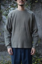 画像1: 90's Eddie Bauer cotton knit tee (1)