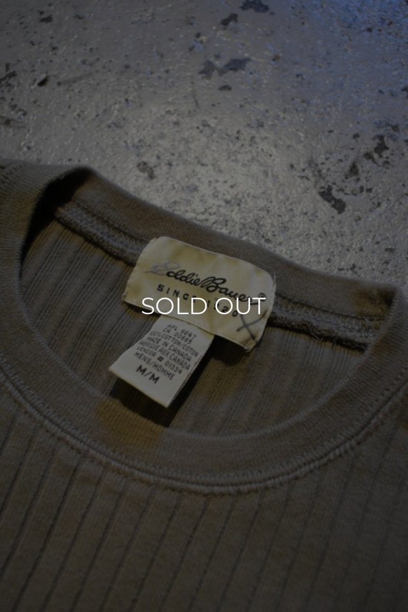 画像8: 90's Eddie Bauer cotton knit tee (8)